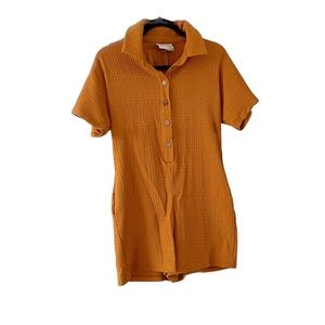 Anthropologie Saturday Sunday Collared Romper